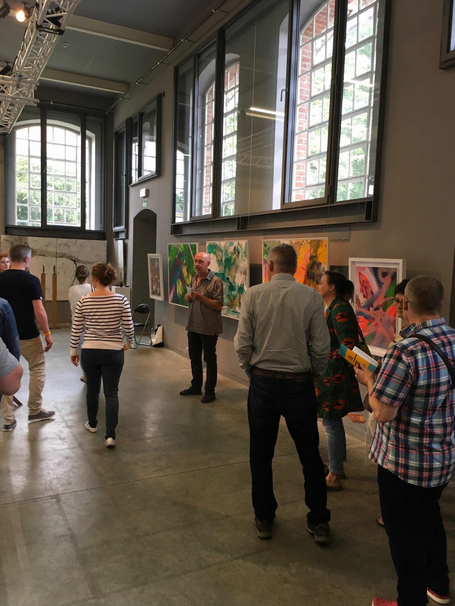 Ursula Schregel bei der art'pu:l Eupen 2017