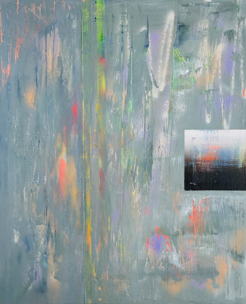 Ursula Schregel, ohne Titel, 2020, Acryl auf Leinwand, 120x100cm